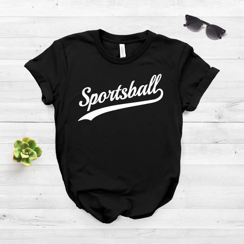 Sportsball Women tshirt Casual Cotton Hipster Funny t-shirt Gift For Lady Yong Girl Top Tee Drop Ship ZY-271
Sportsball Women tshirt Casual Cotton Hipster Funny t-shirt Gift For Lady Yong Girl Top Tee Drop Ship ZY-271