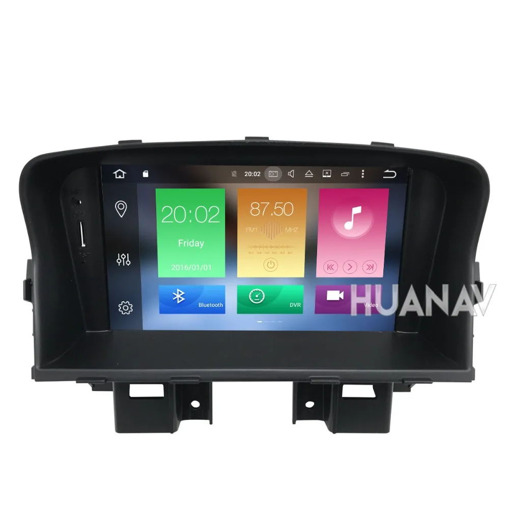 Автомобильный DVD GPS навигатор для Chevrolet CRUZE 2008 2009 2010 2011 2012 IPS экран Android 8 1 Core 2 DIN