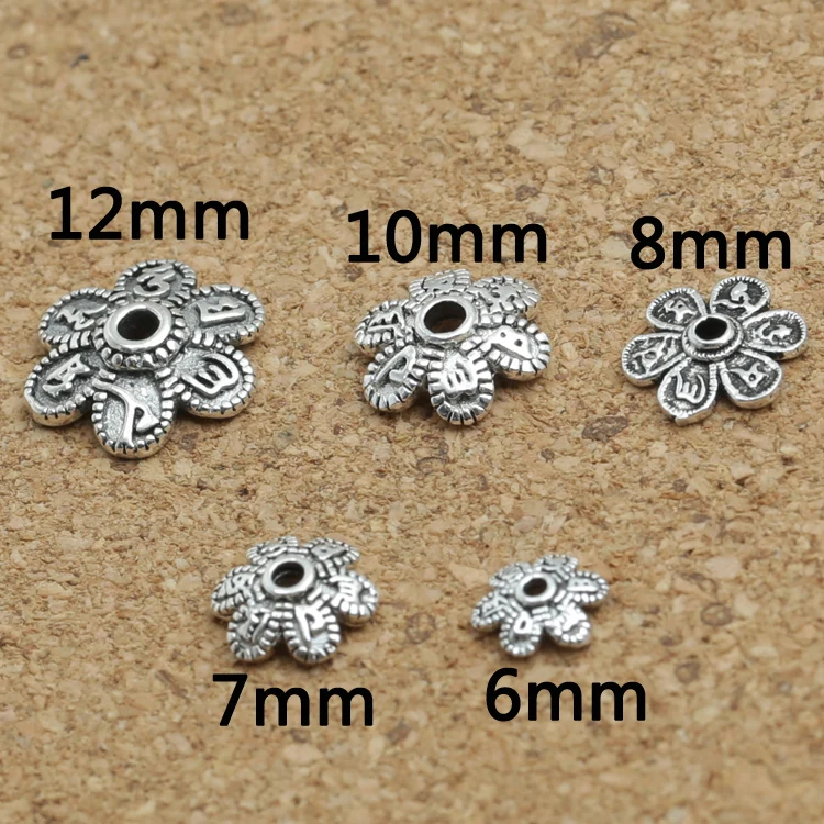 Handmade 925 Silver OM Beads Cap Jewelry Findings Bead Cap OM Mani Padme Hum Pure Silver Jewelry Accessories Bead Cap
Handmade 925 Silver OM Beads Cap Jewelry Findings Bead Cap OM Mani Padme Hum Pure Silver Jewelry Accessories Bead Cap