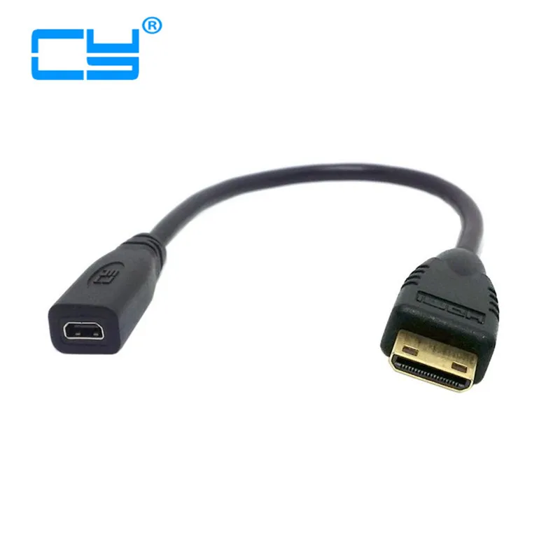 Type D Micro HDMI v1.4 Socket Female to Type C Mini HDMI Male Convertor Adapter Cable 10cm
Type D Micro HDMI v1.4 Socket Female to Type C Mini HDMI Male Convertor Adapter Cable 10cm