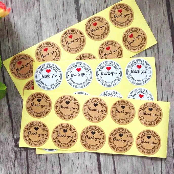 100Pcs Thank You Love Self Adhesive Stickers Kraft Label Sticker Diameter 3.5cm For Diy Hand Made Gift Cake Candy Paper Tags
100Pcs Thank You Love Self Adhesive Stickers Kraft Label Sticker Diameter 3.5cm For Diy Hand Made Gift Cake Candy Paper Tags