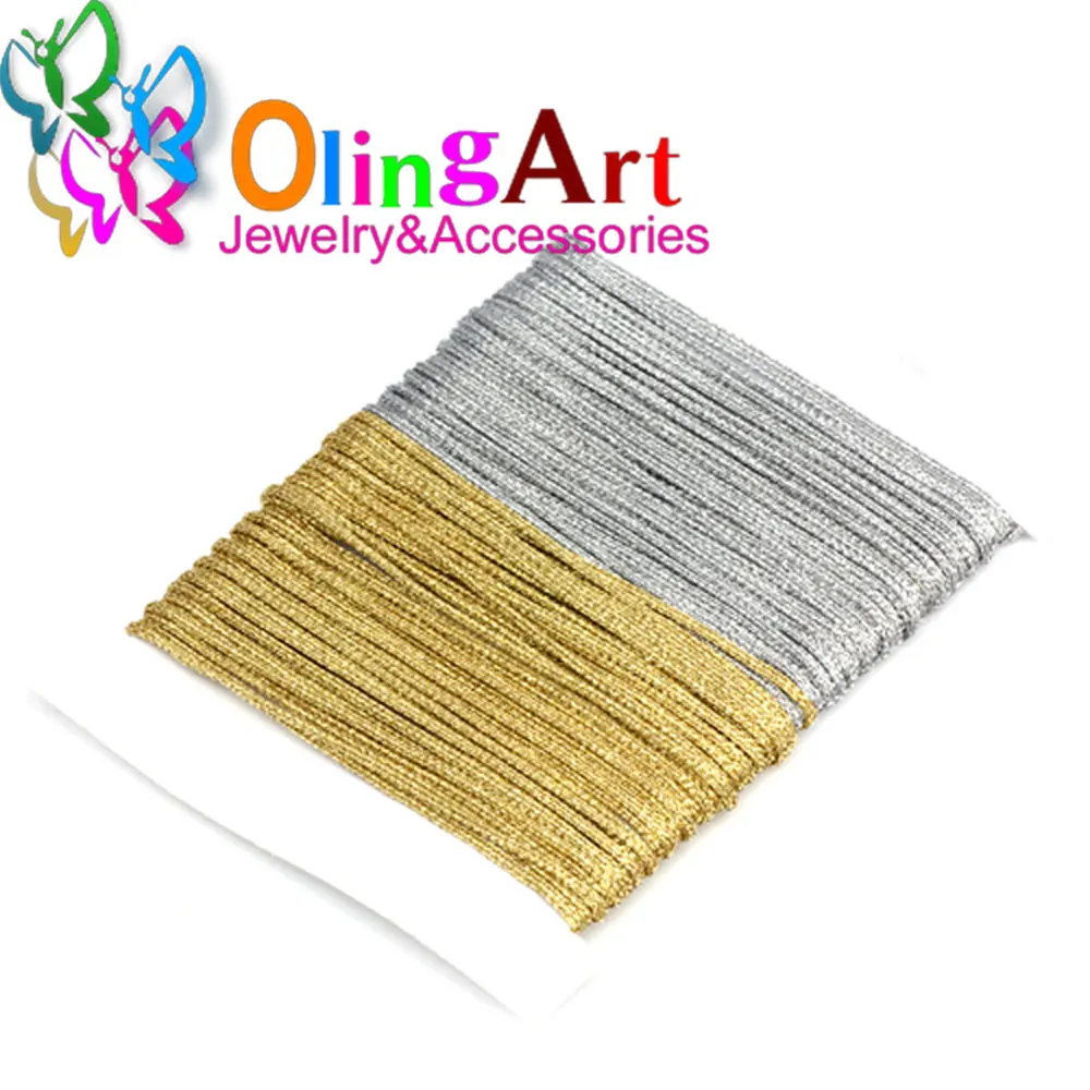 OlingArt 5M 1.0mm Gold silver thread color line Chinese Knot String Knit Cord Ropes Line Wire DIY Jewelry Making Bracelet Nylon
OlingArt 5M 1.0mm Gold silver thread color line Chinese Knot String Knit Cord Ropes Line Wire DIY Jewelry Making Bracelet Nylon