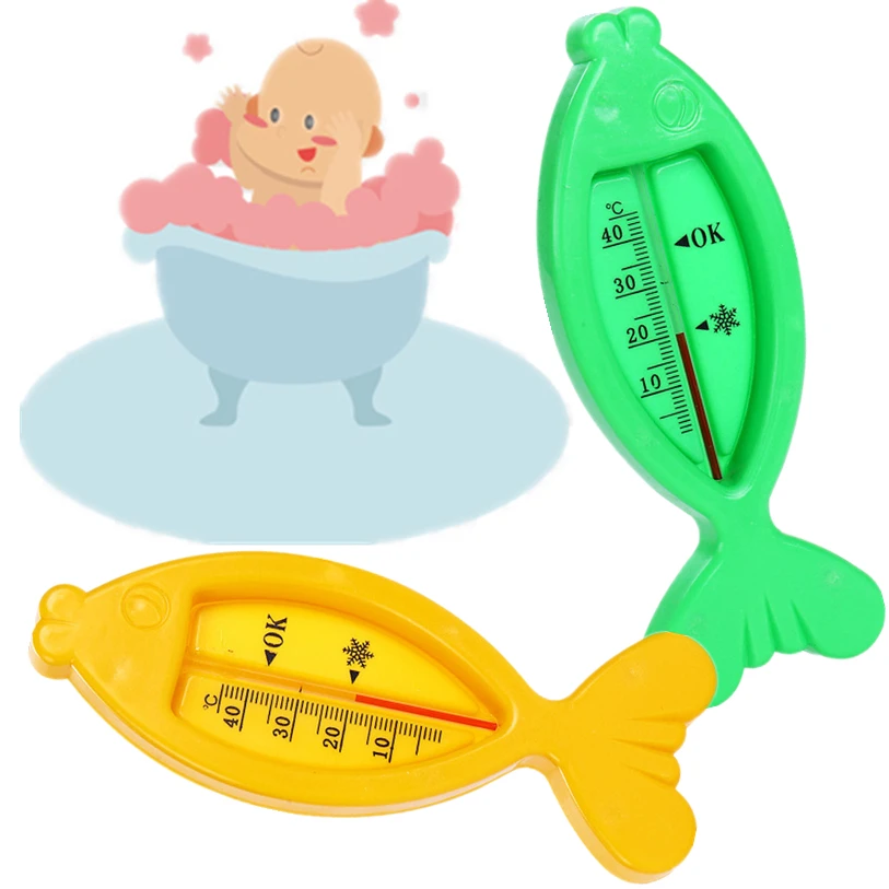 Плавающие рыбы термометр для воды Детский костюм купания Температура малышей