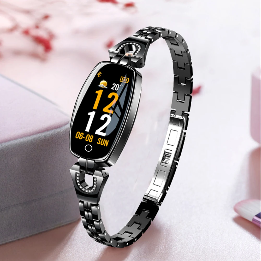 2019 Women Smart Bracelet H8 SmartWatch Fashion Heart Rate Blood Pressure Watch Pedometer Waterproof Fitness Bracelet Smart Band
2019 Women Smart Bracelet H8 SmartWatch Fashion Heart Rate Blood Pressure Watch Pedometer Waterproof Fitness Bracelet Smart Band