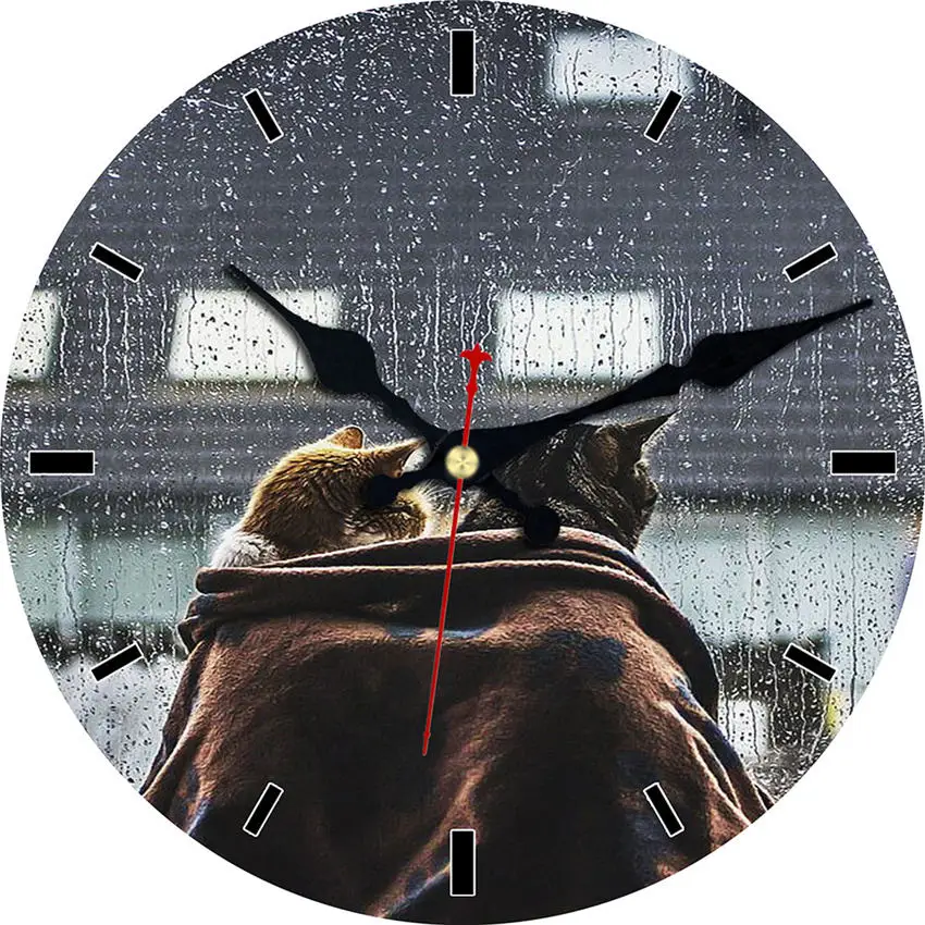 WONZOM Cute Cat Wall Clock,6-16 Inch Wooden Cardboard Wall Clock,Silent & Non-Ticking Feature,Antique Style For Kitchen Office
WONZOM Cute Cat Wall Clock,6-16 Inch Wooden Cardboard Wall Clock,Silent & Non-Ticking Feature,Antique Style For Kitchen Office
