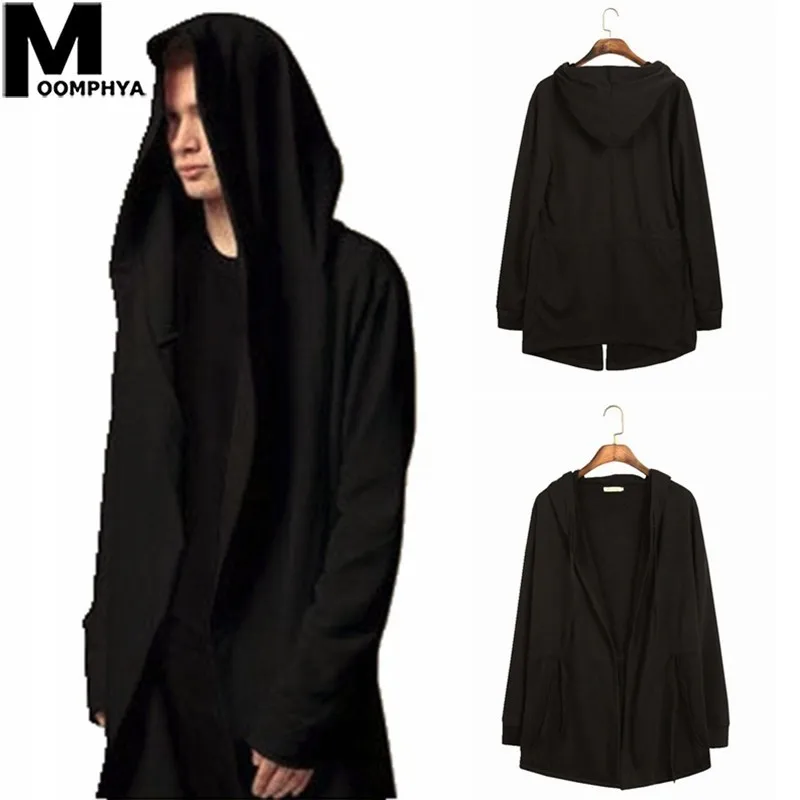 2019 Streetwear Hip Hop Black Hoodies Men Longline Mantle Men Cloak Hooded Sweatshirt Trench Coat Oversize Men Hoodies Outwear
2019 Streetwear Hip Hop Black Hoodies Men Longline Mantle Men Cloak Hooded Sweatshirt Trench Coat Oversize Men Hoodies Outwear