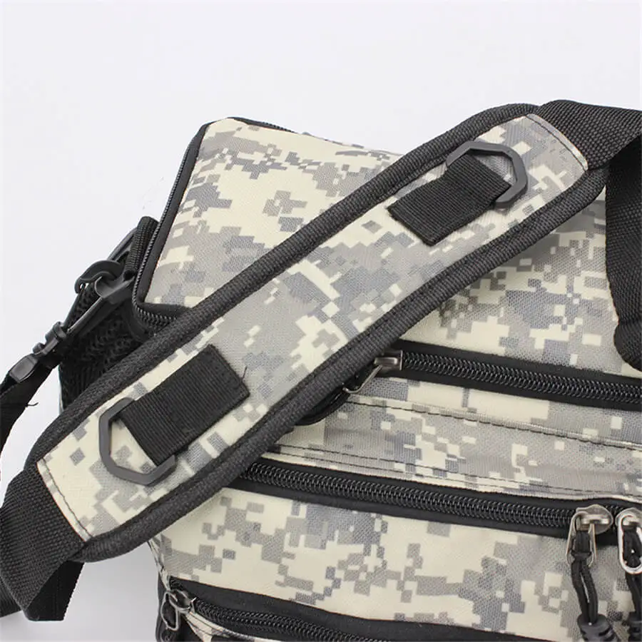 1pcs 33x15x20cm Multi-Purpose Fishing Bag Lure Waist Shoulder Storage Fanny Pack Pouch Lure Tackle Nylon Bag Hunting Fishing
1pcs 33x15x20cm Multi-Purpose Fishing Bag Lure Waist Shoulder Storage Fanny Pack Pouch Lure Tackle Nylon Bag Hunting Fishing