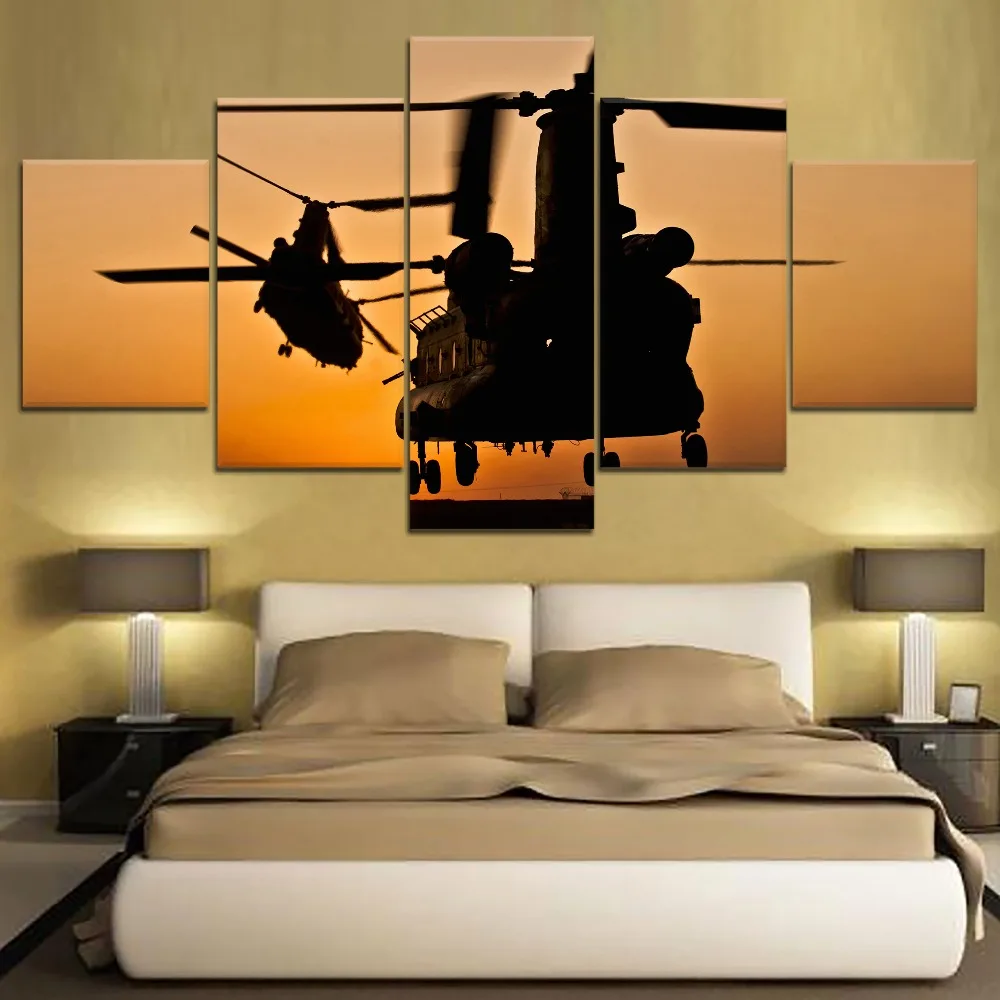 5 Panel Helicopter war Canvas Printed Painting For Living Room Wall Decor HD Picture Artworks Poster5
5 Panel Helicopter war Canvas Printed Painting For Living Room Wall Decor HD Picture Artworks Poster5