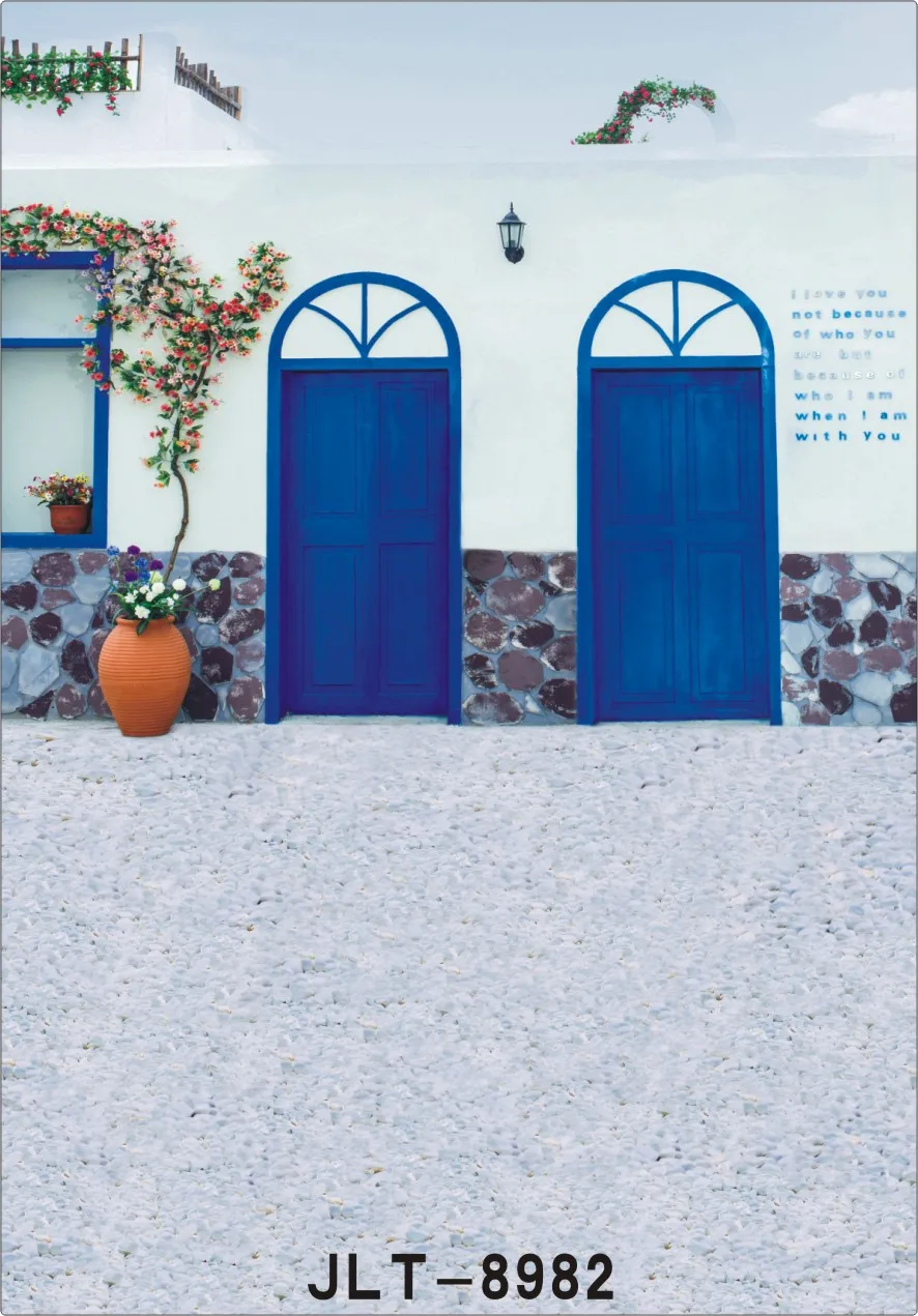 Photography Backdrops Vinyl Cloth Backgrounds Outdoor Courtyard Blue Door Photocall for Wedding Children Baby Photo Studio Props
Photography Backdrops Vinyl Cloth Backgrounds Outdoor Courtyard Blue Door Photocall for Wedding Children Baby Photo Studio Props