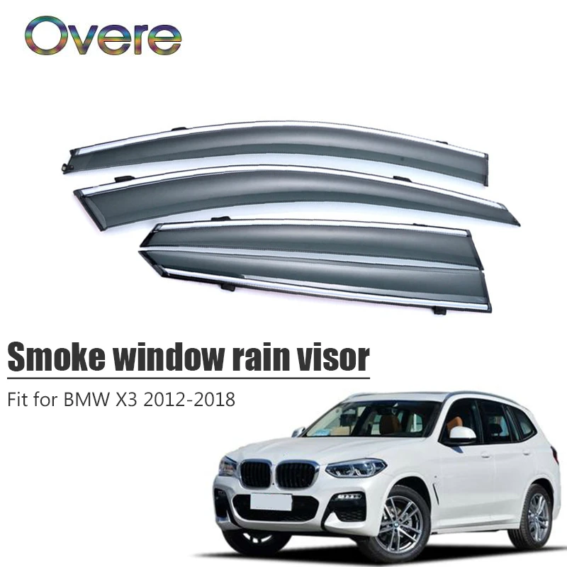 Overe 4Pcs/1Set Smoke Window Rain Visor For BMW X3 2012 2013 2014 2015 2016 2017 2018 Awnings Shelters Guard Accessories
Overe 4Pcs/1Set Smoke Window Rain Visor For BMW X3 2012 2013 2014 2015 2016 2017 2018 Awnings Shelters Guard Accessories