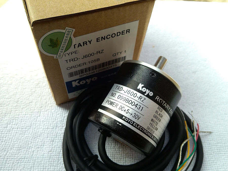 Freeship Koyo incremental rotary encoder TRD-J600-RZ TRD-J600RZ Shaft Diameter 8mm DC 5V to 30V 1-year warranty
Freeship Koyo incremental rotary encoder TRD-J600-RZ TRD-J600RZ Shaft Diameter 8mm DC 5V to 30V 1-year warranty