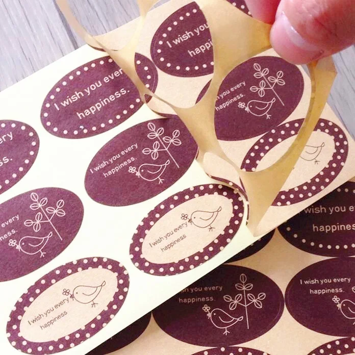 90PCS/Lot Classical Brown Wish series Ellipse seal Sticker for Handmade Products kawaii Gift sealing sticker Students' DIY label
90PCS/Lot Classical Brown Wish series Ellipse seal Sticker for Handmade Products kawaii Gift sealing sticker Students' DIY label