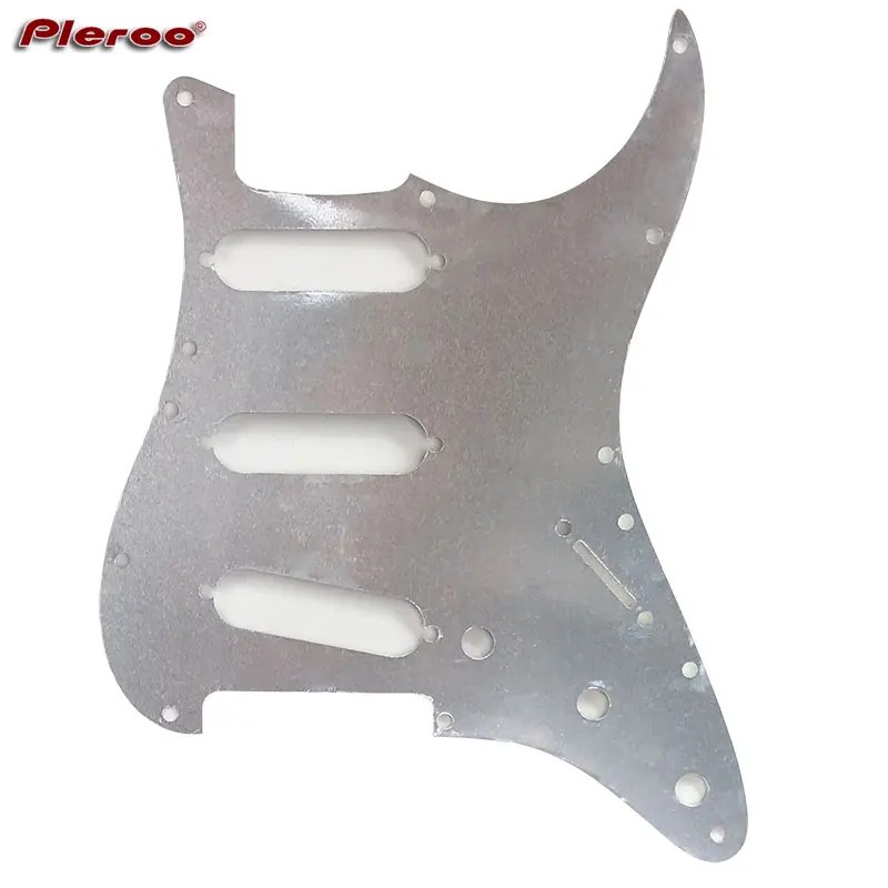 Pleroo Quality DIY guitar parts 1pc 0.3mm Aluminum material ST guitar pickguard fit for SSS Guitar pickguard
Pleroo Quality DIY guitar parts 1pc 0.3mm Aluminum material ST guitar pickguard fit for SSS Guitar pickguard