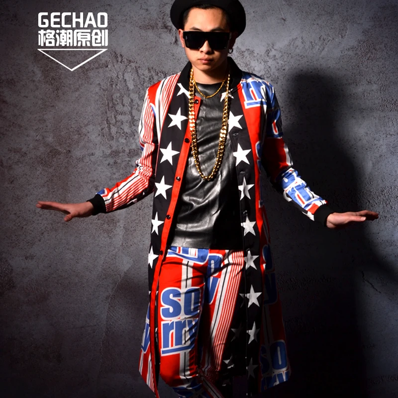 M-6XL!!Bar and nightclub DJDS stage hairdresser five-point hip hop flower baseball suit is a suit for big singers. 
M-6XL!!Bar and nightclub DJDS stage hairdresser five-point hip hop flower baseball suit is a suit for big singers.