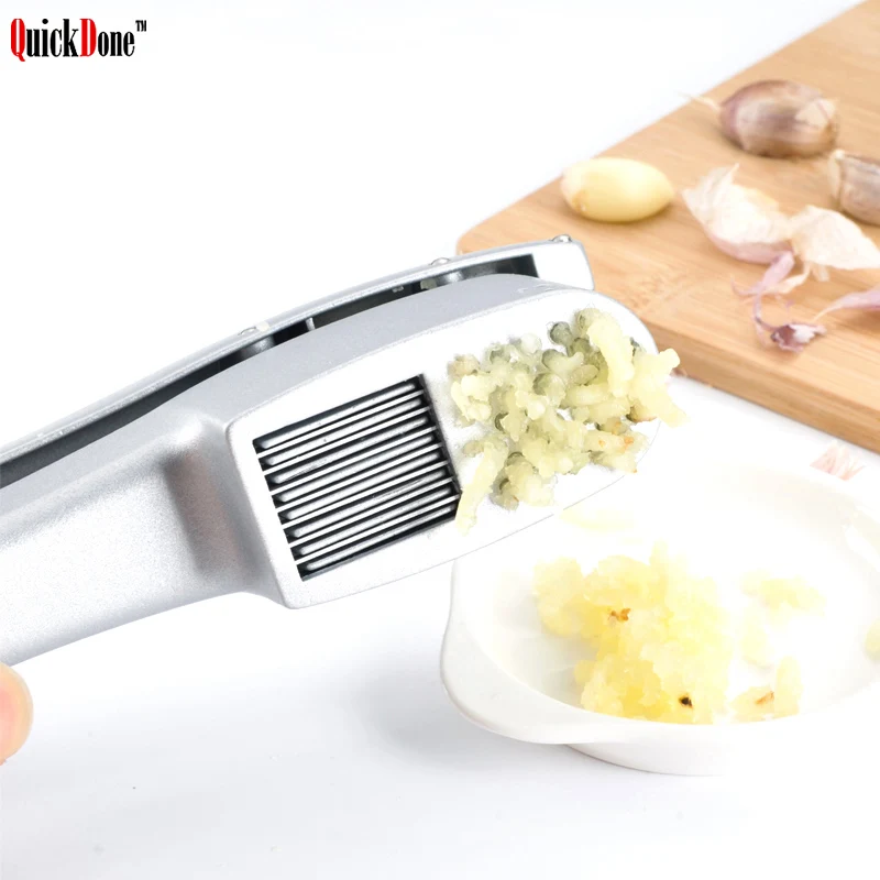 QuickDone 2 in 1 Stainless Steel Garlic Press Presser Slicer Crusher Durable High Quality Fruit Vegetable Kitchen Tool AKC6145
QuickDone 2 in 1 Stainless Steel Garlic Press Presser Slicer Crusher Durable High Quality Fruit Vegetable Kitchen Tool AKC6145