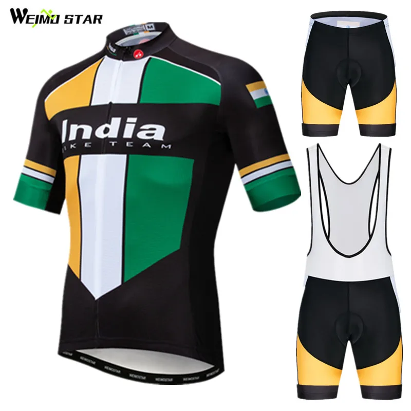 Weimostar 2019 India Pro Велоспорт Джерси комплект MTB гоночный велосипед одежда гелевые