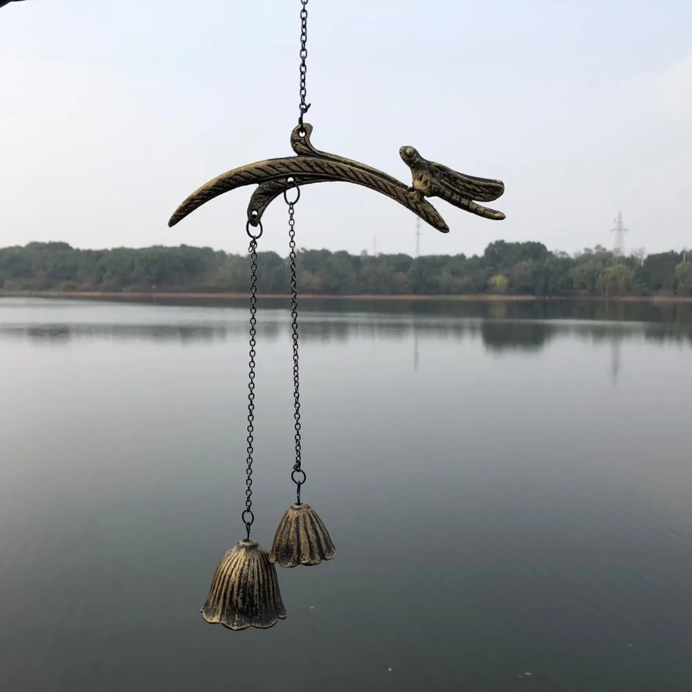 Японский стиль Furin Dragonfly, колокольчик Iwachu Nambu, чугунный садовый Декор для дома
Японский стиль Furin Dragonfly, колокольчик Iwachu Nambu, чугунный садовый Декор для дома