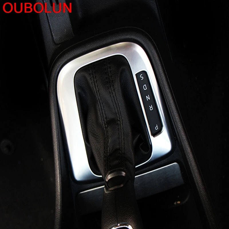 OUBOLUN ABS хром для Skoda Rapid Spaceback 2013 2014 2015 2016 Stick Рычаг переключения передач уровень