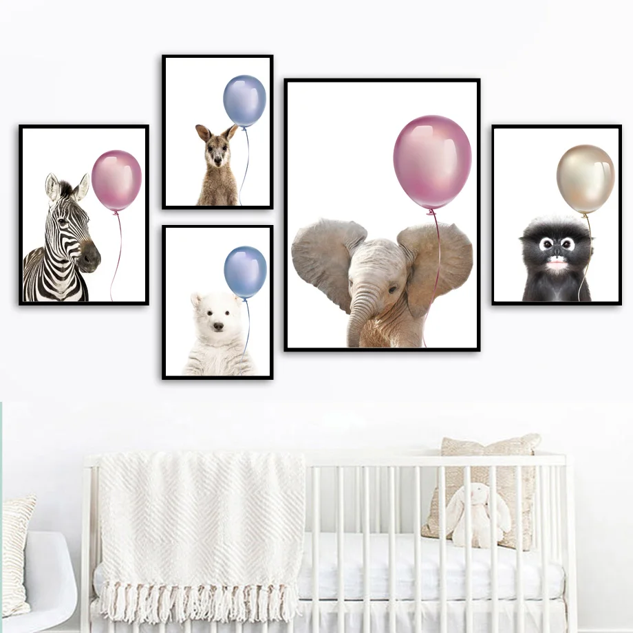 Elephant Zebra Rabbit Koala Leopard Nursery Wall Art Canvas Painting Nordic Posters And Prints Wall Pictures For Kids Room Decor
Elephant Zebra Rabbit Koala Leopard Nursery Wall Art Canvas Painting Nordic Posters And Prints Wall Pictures For Kids Room Decor