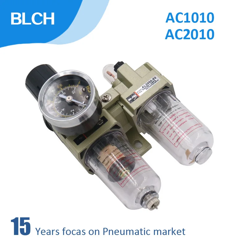 BLCH AC1010 M5 Пневматический воздушный фильтр Регулятор смазки комбинации воды масло