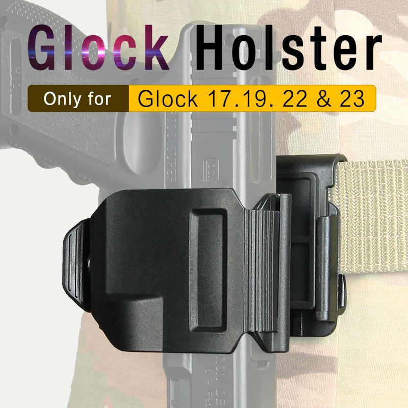 PPT Holster For GLOCK 19/22/23 Holster Tactical Airsoft Hunting Shooting Roto Right-Handed Gun Clip Holster gs7-0037
PPT Holster For GLOCK 19/22/23 Holster Tactical Airsoft Hunting Shooting Roto Right-Handed Gun Clip Holster gs7-0037