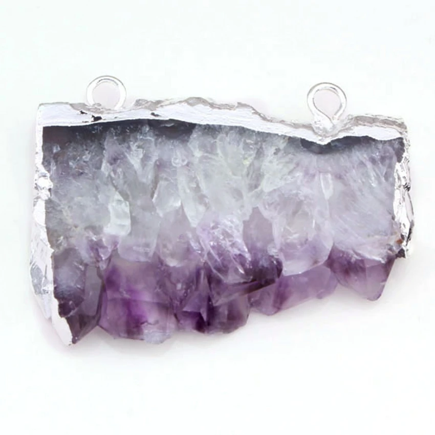 Trendy-beads Popular Silver Plated Irregular Shape Natural Purple Amethysts Pendant Fashion Jewelry
Trendy-beads Popular Silver Plated Irregular Shape Natural Purple Amethysts Pendant Fashion Jewelry