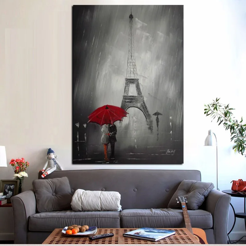 Red Umbrella Romantic Paris City Eiffel Tower Oil Painting HD Print on Canvas Poster Wall Picture for Living Room Sofa Cuadros
Red Umbrella Romantic Paris City Eiffel Tower Oil Painting HD Print on Canvas Poster Wall Picture for Living Room Sofa Cuadros