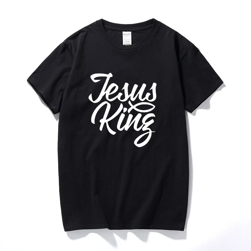 JESUS IS KING Christian Religion Men T Shirt Tshirt Fashion New O Neck Cotton T-shirt Tee Camisetas
JESUS IS KING Christian Religion Men T Shirt Tshirt Fashion New O Neck Cotton T-shirt Tee Camisetas