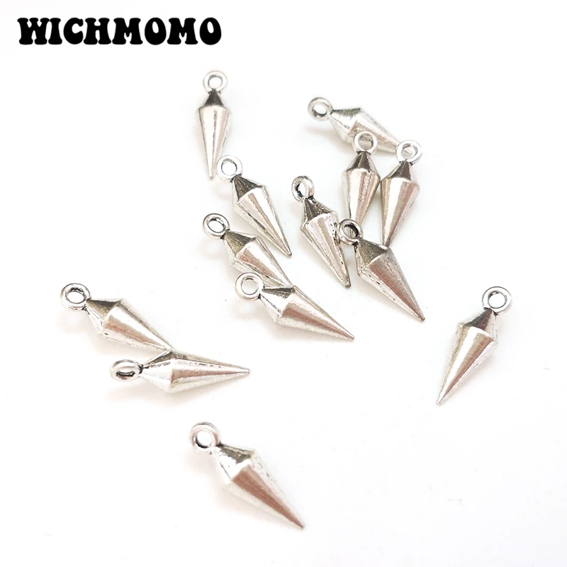 New 20 Pieces Zinc Alloy Cone Fusiform Cute Geometric Charms Pendants for DIY Necklace Jewelry Accessories PJ265
New 20 Pieces Zinc Alloy Cone Fusiform Cute Geometric Charms Pendants for DIY Necklace Jewelry Accessories PJ265