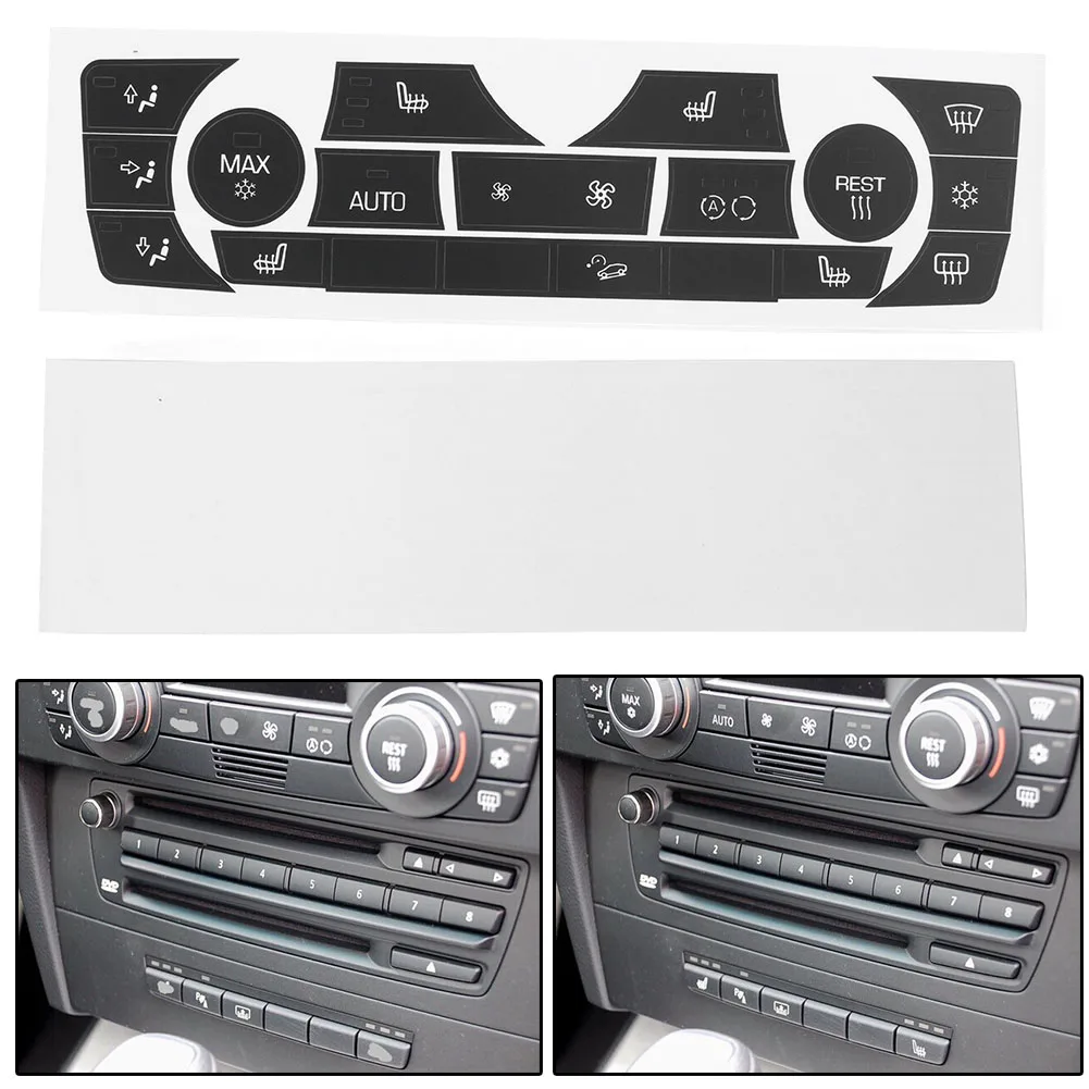 For BMW E90 E91 E92 Car A/C Climate Control Buttons Decals Repair Set 3-Series 330I 2006 2007 2008 2009 2010 2011
For BMW E90 E91 E92 Car A/C Climate Control Buttons Decals Repair Set 3-Series 330I 2006 2007 2008 2009 2010 2011