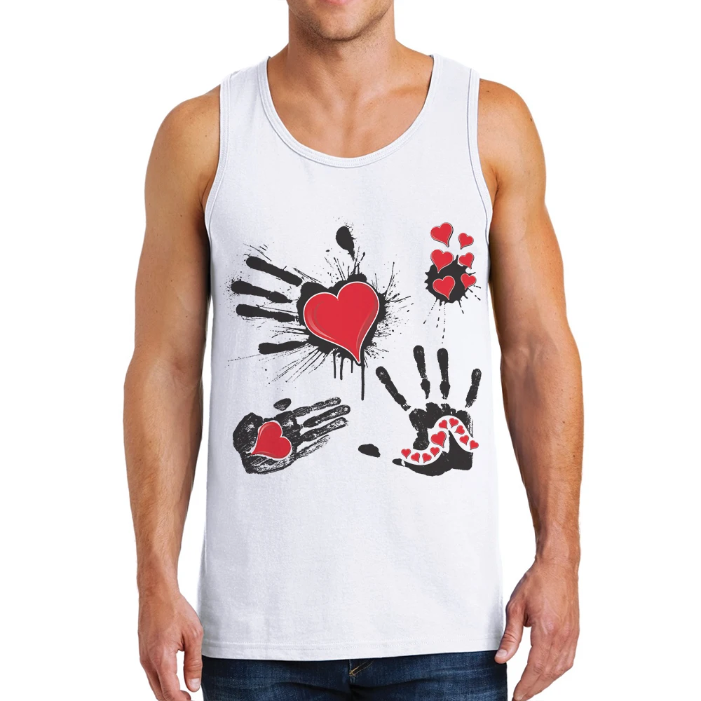 Men Tank Tops Shirt Mens Gym Clothing Sleeveless Top Male Vest Hipster Cotton O-Neck Creative Handprint Bodybuilding Man Clothes
Men Tank Tops Shirt Mens Gym Clothing Sleeveless Top Male Vest Hipster Cotton O-Neck Creative Handprint Bodybuilding Man Clothes