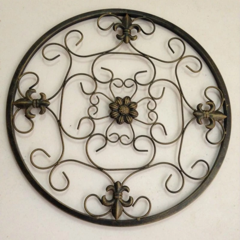 Wrought iron decoration hanging wall simple mural Garden Chinese living room decorative wall circular wall decoration
Wrought iron decoration hanging wall simple mural Garden Chinese living room decorative wall circular wall decoration