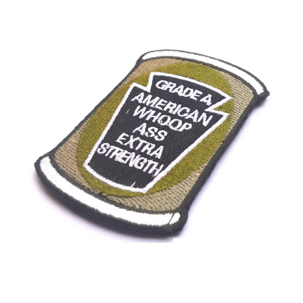 3D Embroidery Patches Armband Loops And Hook American Whoop Patch Beer Barrel Patches Armband
3D Embroidery Patches Armband Loops And Hook American Whoop Patch Beer Barrel Patches Armband