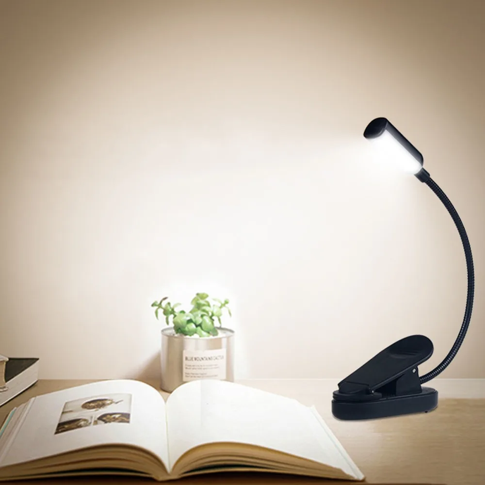 New LED Clip Book Lamps USB Rechargeable Eye Protection Reading Light Flexible 360 Degree Portable Desk Lamps Learning Lighting
New LED Clip Book Lamps USB Rechargeable Eye Protection Reading Light Flexible 360 Degree Portable Desk Lamps Learning Lighting
