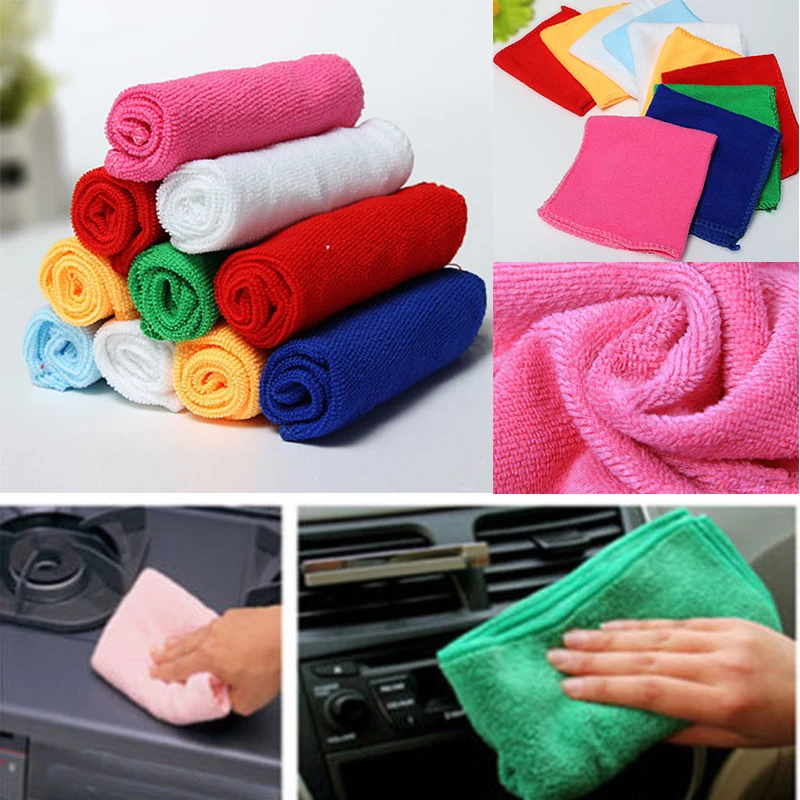 New 10pcs Super Microfiber Cleaning Towel Car Home Kitchen Wash Clean Cloths 25*25cm
New 10pcs Super Microfiber Cleaning Towel Car Home Kitchen Wash Clean Cloths 25*25cm