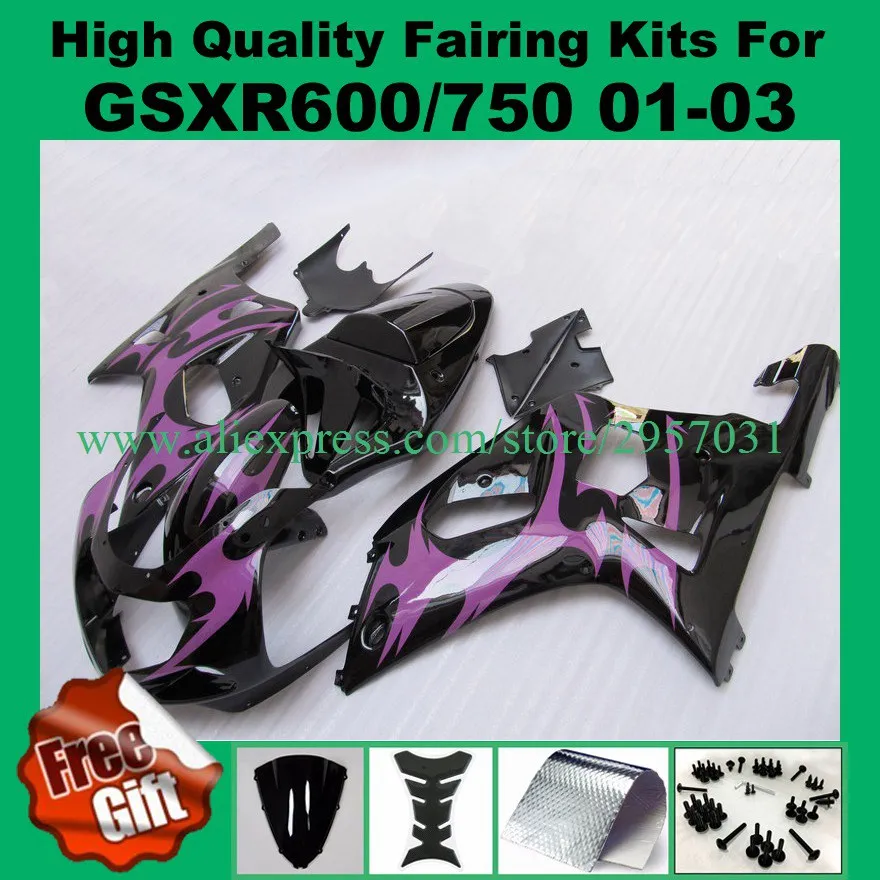 Injection Fairing kits for SUZUKI GSXR600 GSXR750 K1 K2 K3 2001 2002 2003 GSX-R750 GSX-R600 01 02 03 GSXR600/750 01-03 fairings
Injection Fairing kits for SUZUKI GSXR600 GSXR750 K1 K2 K3 2001 2002 2003 GSX-R750 GSX-R600 01 02 03 GSXR600/750 01-03 fairings