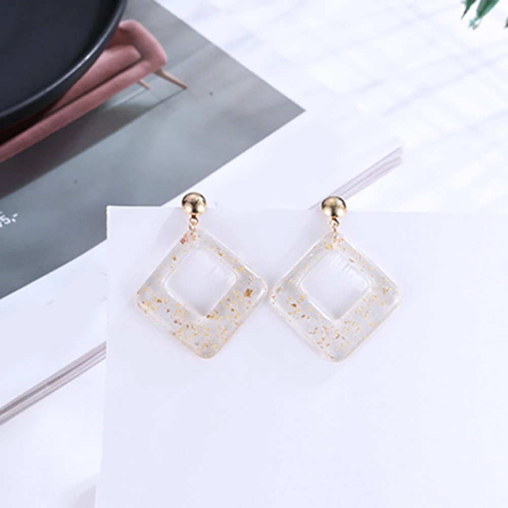 1Pair New Earrings Summer Fashion Womens Earrings Romantic Transparent Acrylic Geometric Square Water Drop Dangle Drop Slopes
1Pair New Earrings Summer Fashion Womens Earrings Romantic Transparent Acrylic Geometric Square Water Drop Dangle Drop Slopes