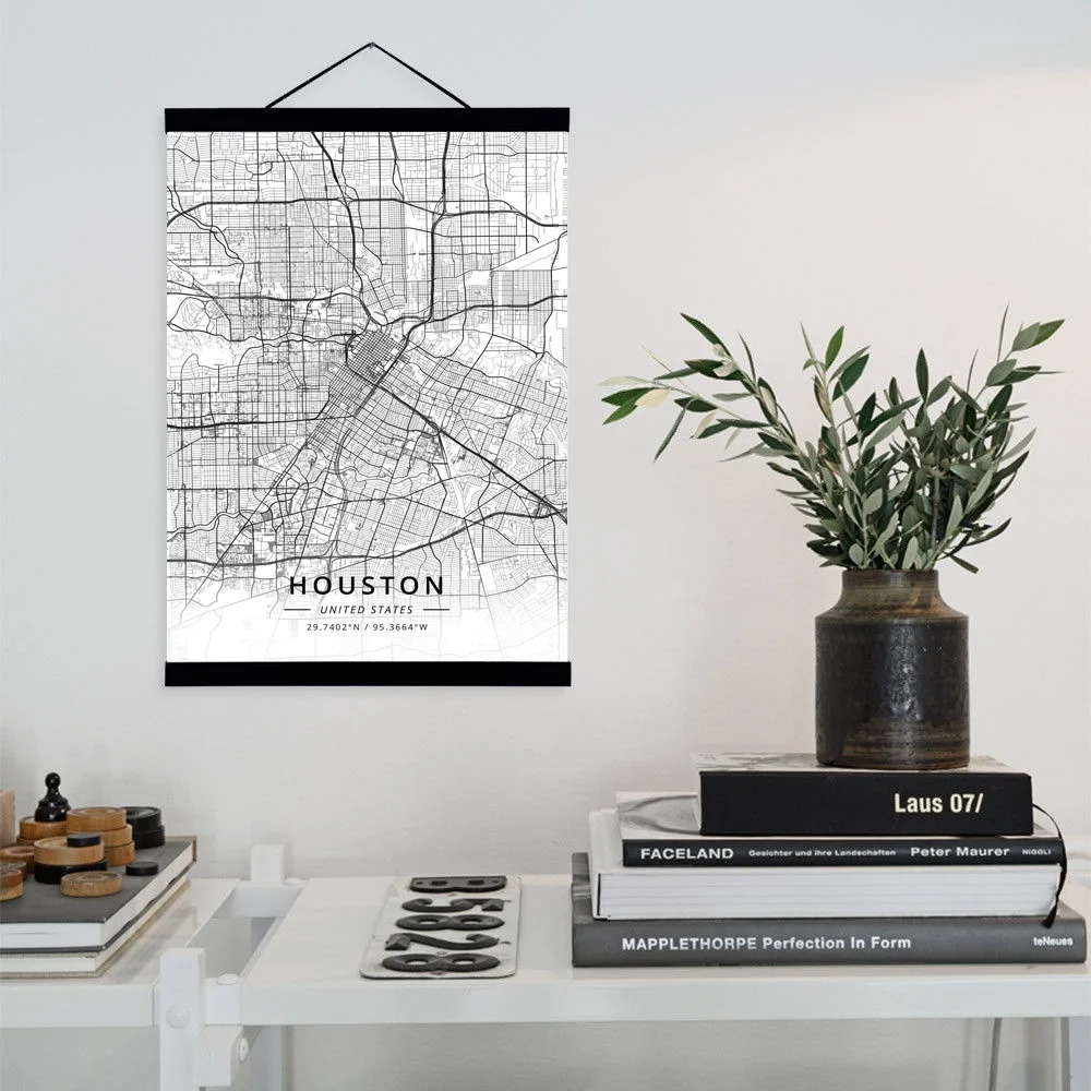Houston, United States City Map Wooden Framed Canvas Painting Home Decor Wall Art Print Pictures Poster Hanger
Houston, United States City Map Wooden Framed Canvas Painting Home Decor Wall Art Print Pictures Poster Hanger