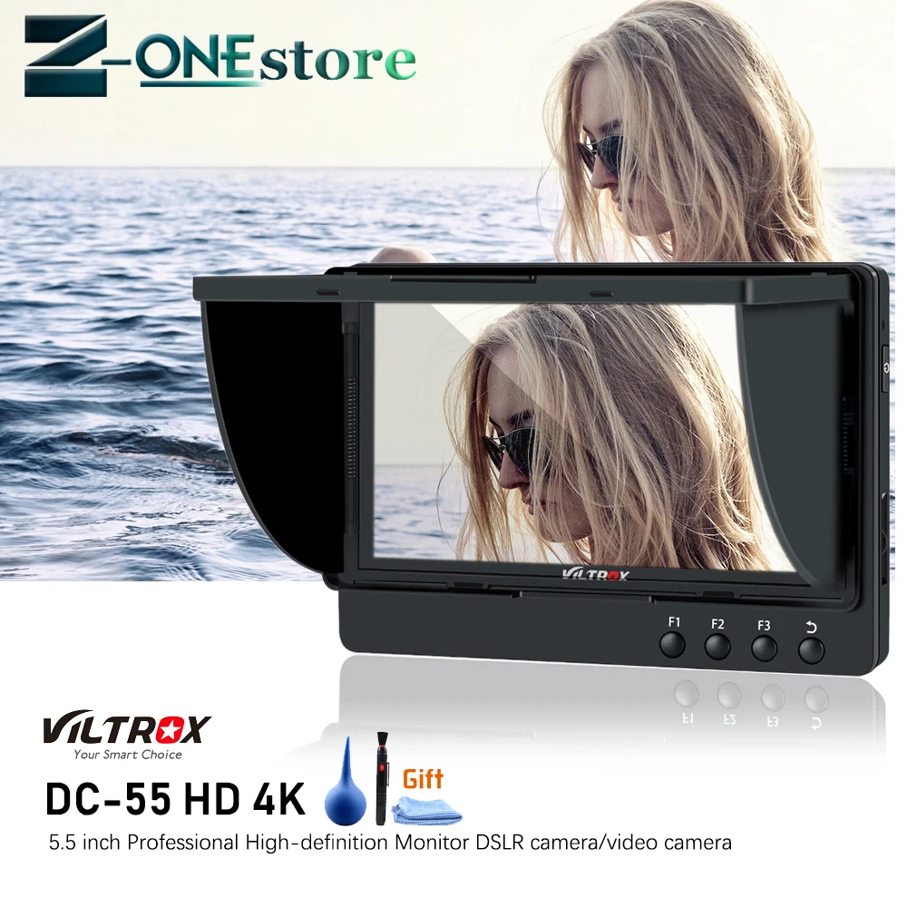 Viltrox DC-55HD 5,5 дюймов 4K 1920x1080 IPS HD ЖК-камера видеомонитор дисплей Canon Nikon SONY DSLR BMPCC 5DIV HDMI AV вход
Viltrox DC-55HD 5,5 дюймов 4K 1920x1080 IPS HD ЖК-камера видеомонитор дисплей Canon Nikon SONY DSLR BMPCC 5DIV HDMI AV вход