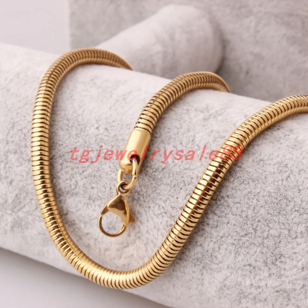 New Trendy 4.2mm Wide Stainless Steel Snake Herringbone Chain Necklace Choker Gold Color Charm Women Men Neck Punk Jewelry
New Trendy 4.2mm Wide Stainless Steel Snake Herringbone Chain Necklace Choker Gold Color Charm Women Men Neck Punk Jewelry