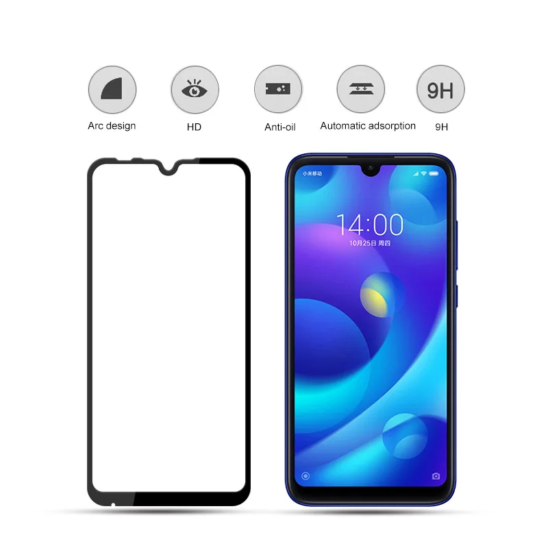 Полное закаленное стекло для Xiaomi Mi Play Защитная пленка экрана | Мобильные телефоны