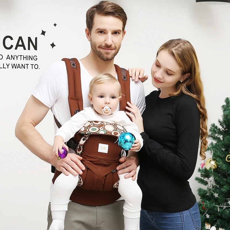 omini Ergonomic 360 Baby Carriers Backpacks0-36 months Portable Sling Wrap Cotton Infant Newborn Carrying | Мать и ребенок