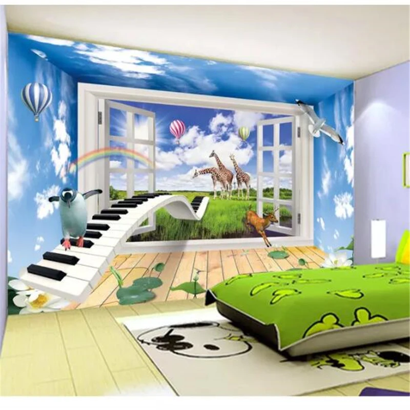 beibehang Wallpaper Mural Custom Living Room Bedroom 3D Animal World Children's Room Mural TV Background Home Decor
beibehang Wallpaper Mural Custom Living Room Bedroom 3D Animal World Children's Room Mural TV Background Home Decor