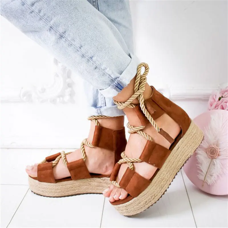 2019 Fashion Summer Women Sandals Female Beach Shoes Wedge Shoes High Heel Comfortable Platform Sandals Cover Heel Big Size 43
2019 Fashion Summer Women Sandals Female Beach Shoes Wedge Shoes High Heel Comfortable Platform Sandals Cover Heel Big Size 43