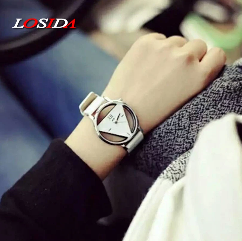 Losida New Fashion Men Sports Genuine Leather Watches Triangle Hollow Ladies Wrist Quartz Watch Fashion Woman Dress Wrist Watch
Losida New Fashion Men Sports Genuine Leather Watches Triangle Hollow Ladies Wrist Quartz Watch Fashion Woman Dress Wrist Watch