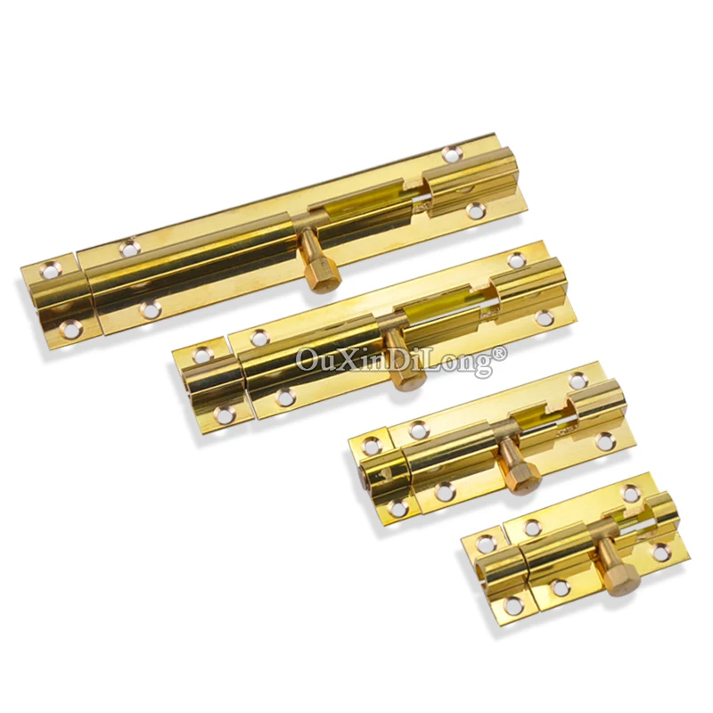 Высококачественные латунные дверные болты 4 шт./лот, замок, защитные болты для дверей и окон, стволочные болты, Защелка двери, защелка, блокир...
Высококачественные латунные дверные болты 4 шт./лот, замок, защитные болты для дверей и окон, стволочные болты, Защелка двери, защелка, блокир...