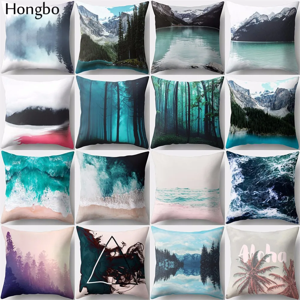 Hongbo 1 Pcs Color Oil Painting Mountain Forest Polyester Pillow Case Sofa Cushion Covers
Hongbo 1 Pcs Color Oil Painting Mountain Forest Polyester Pillow Case Sofa Cushion Covers