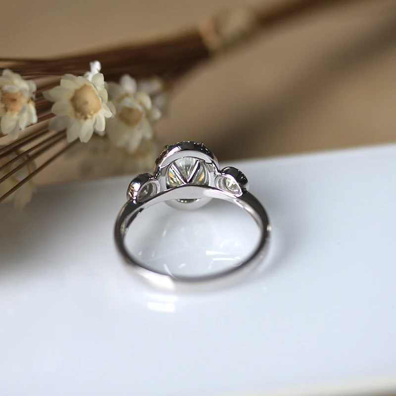 Dupuy New Oval Cut Engagement Ring 6*8mm1.5ct Engagement Diamond Ring Wedding 14K White Gold Elegant Refinement Ring D180086
Dupuy New Oval Cut Engagement Ring 6*8mm1.5ct Engagement Diamond Ring Wedding 14K White Gold Elegant Refinement Ring D180086