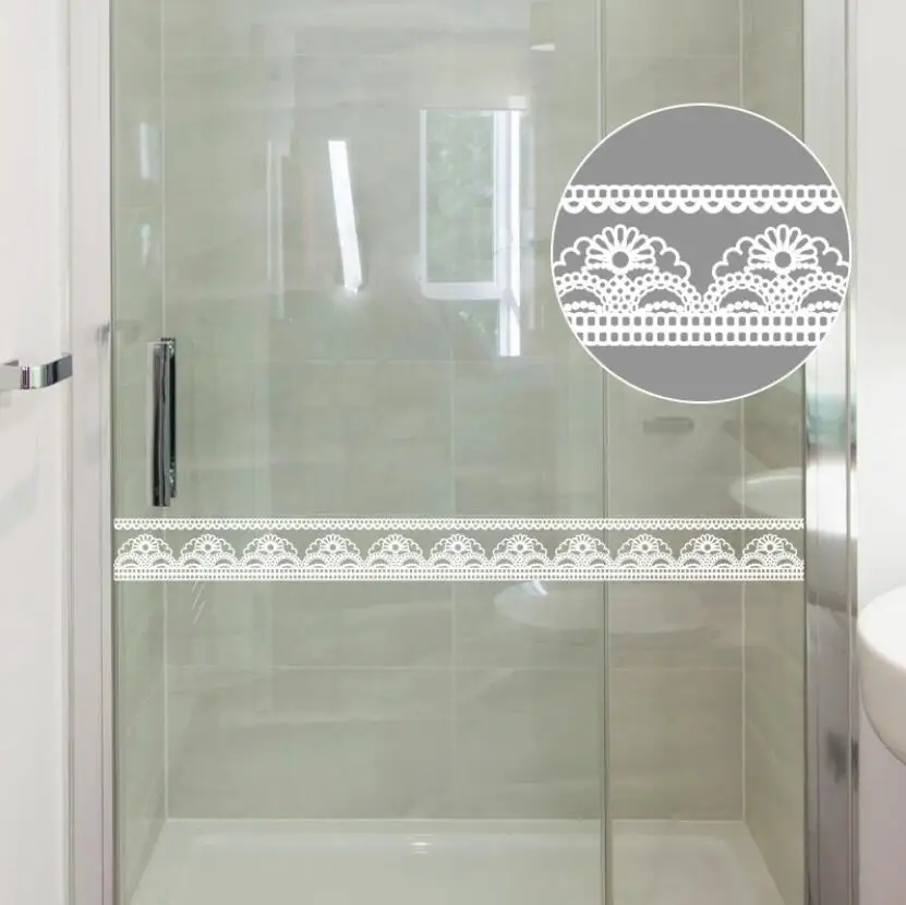 Lace Floral Wallpaper Borders Bathroom Glass Door Decor Waist Line Stickers diy Window Showcase Adhesive Mirror Sticker EZ079
Lace Floral Wallpaper Borders Bathroom Glass Door Decor Waist Line Stickers diy Window Showcase Adhesive Mirror Sticker EZ079