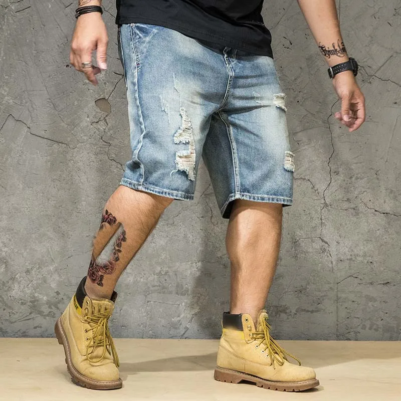 New Summer Blue Color Denim Shorts Fashion Designer Short Ripped Jeans Men Brand Mens hole Jeans Shorts
New Summer Blue Color Denim Shorts Fashion Designer Short Ripped Jeans Men Brand Mens hole Jeans Shorts